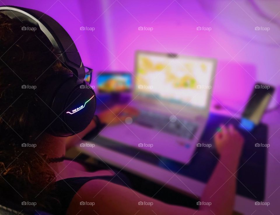 Concentration on videogame