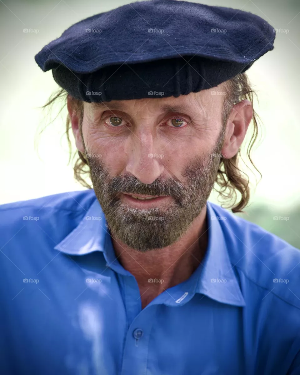 Asian face look of handsome man