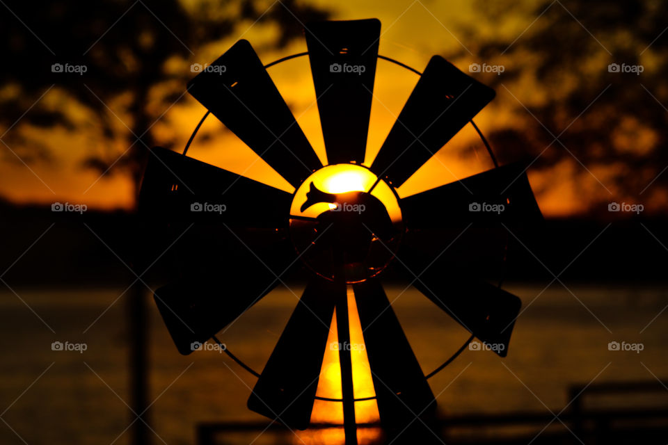 Windmill Sunset