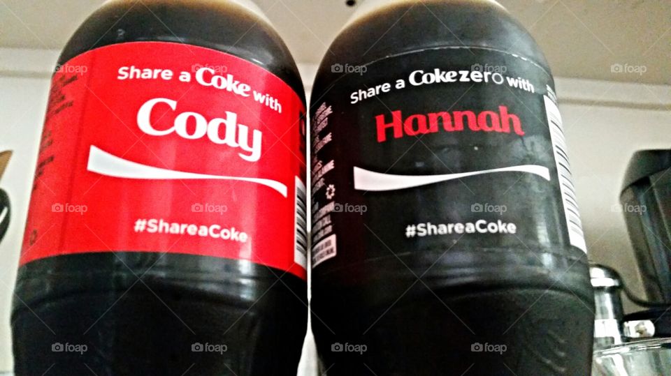 Share a Coke. Found mine and my husband's names!