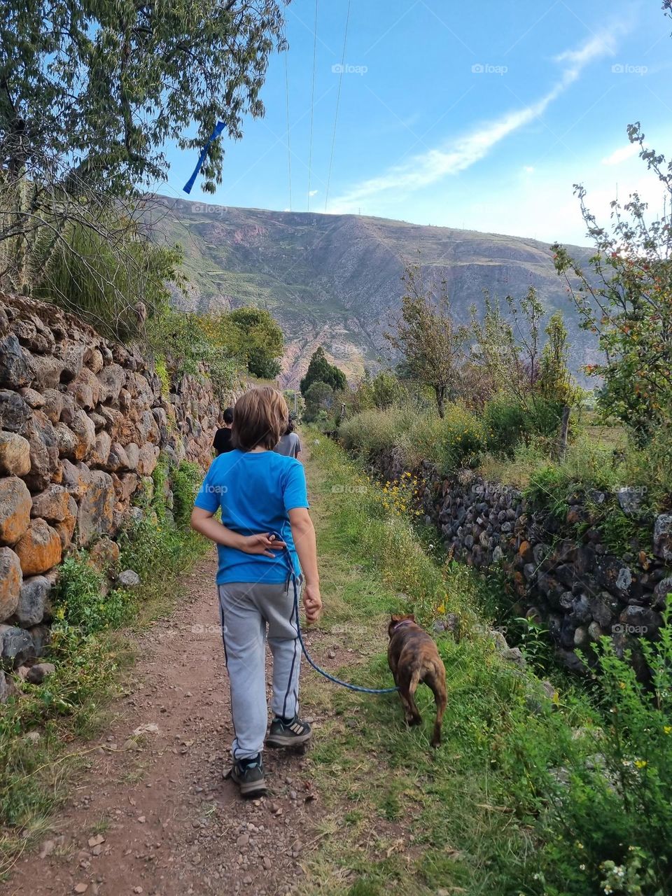 Paseo por los andenes Inca