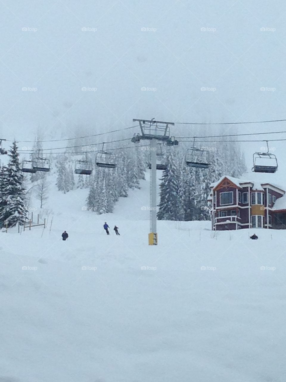 Skiing at Silver star mountain resort