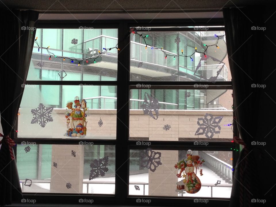 Christmas window decorations 