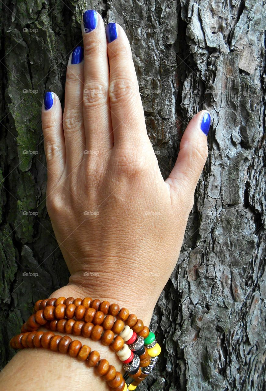 Hand, Woman, People, Wood, Nature