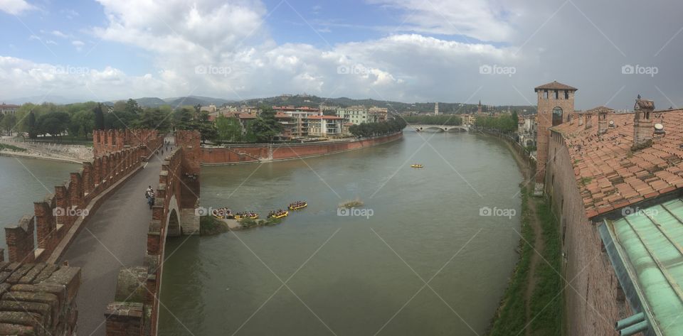 River Adige in Verona Italy