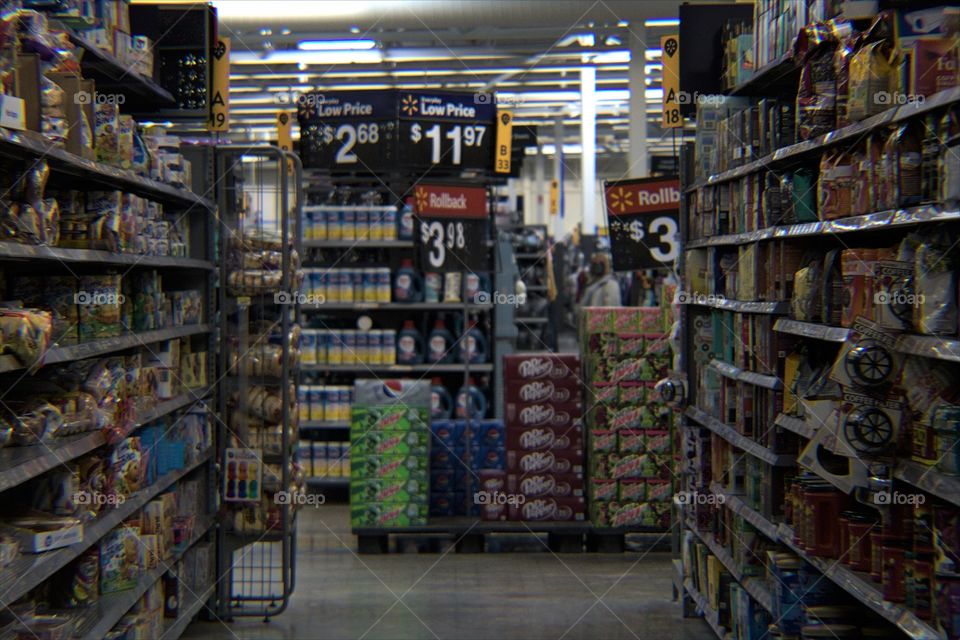 Grocery Store Isel in the Food Section