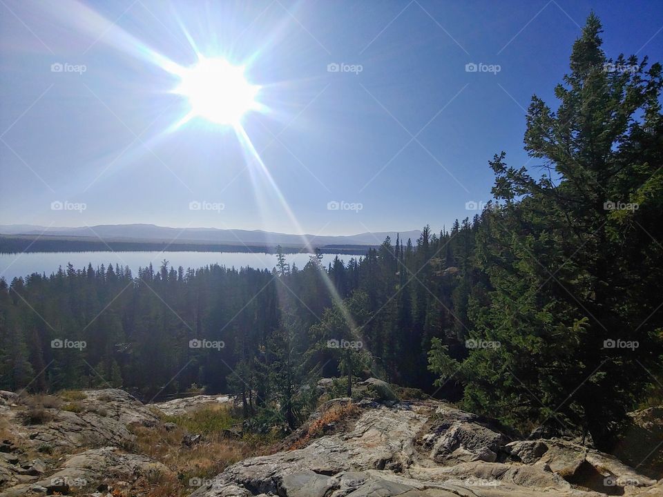 Sunburst, Jenny Lake, Grand Tetons National Park