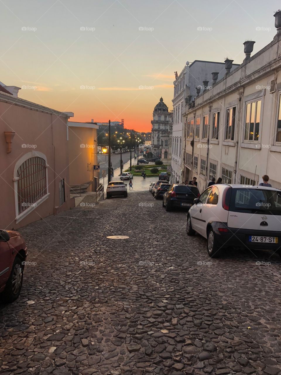 Coimbra Almedina ‘s beautiful sunset