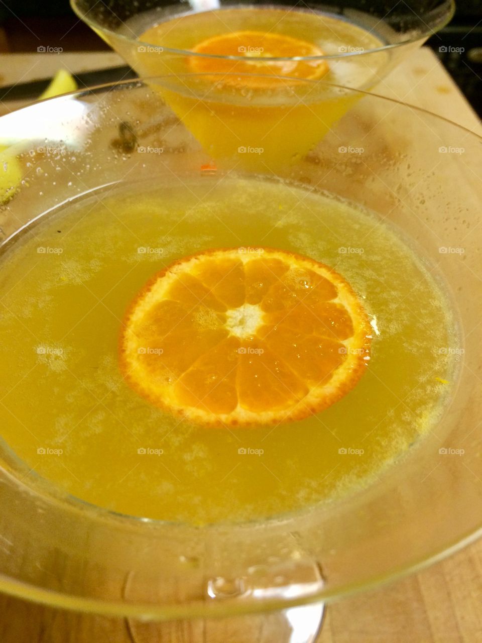 Citrus martinis