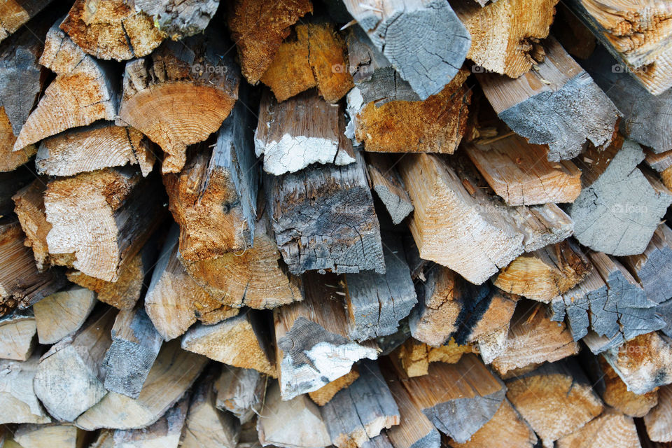 Logs for fireplace
