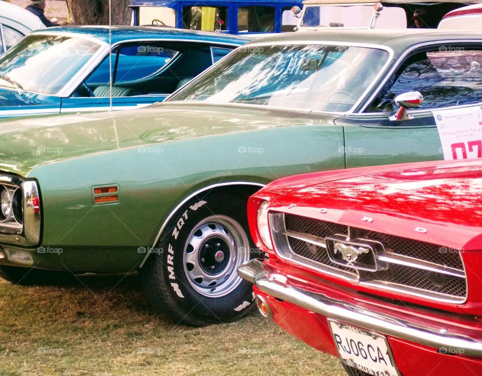 car parking, Porsche, Ferrari