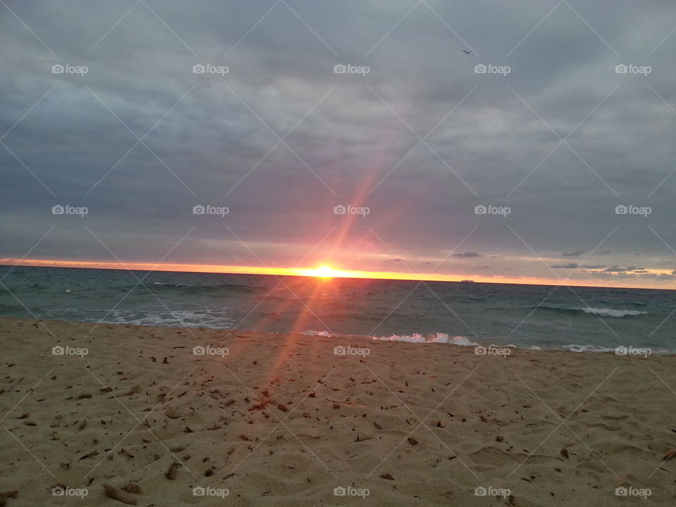 sunny rays. Sardinia