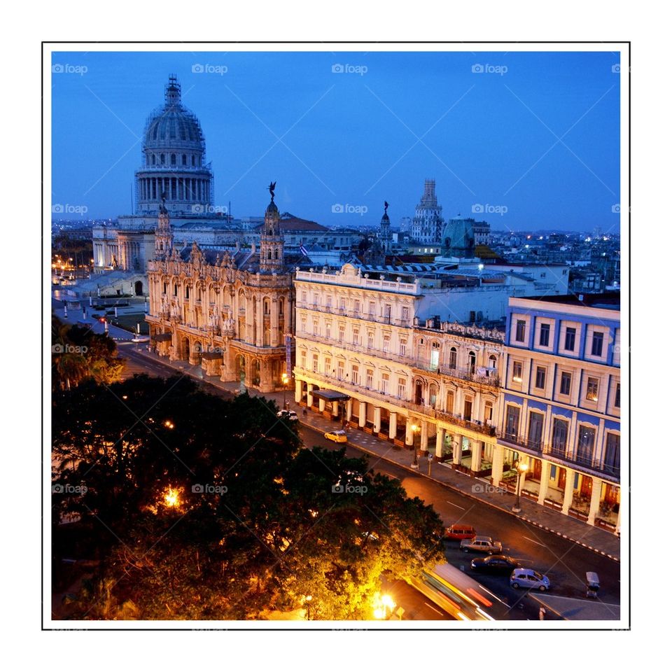 Havana at night