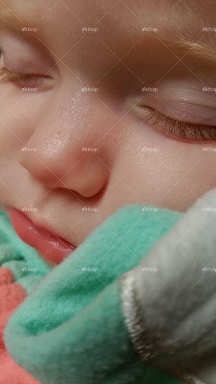 closeup baby Cecile