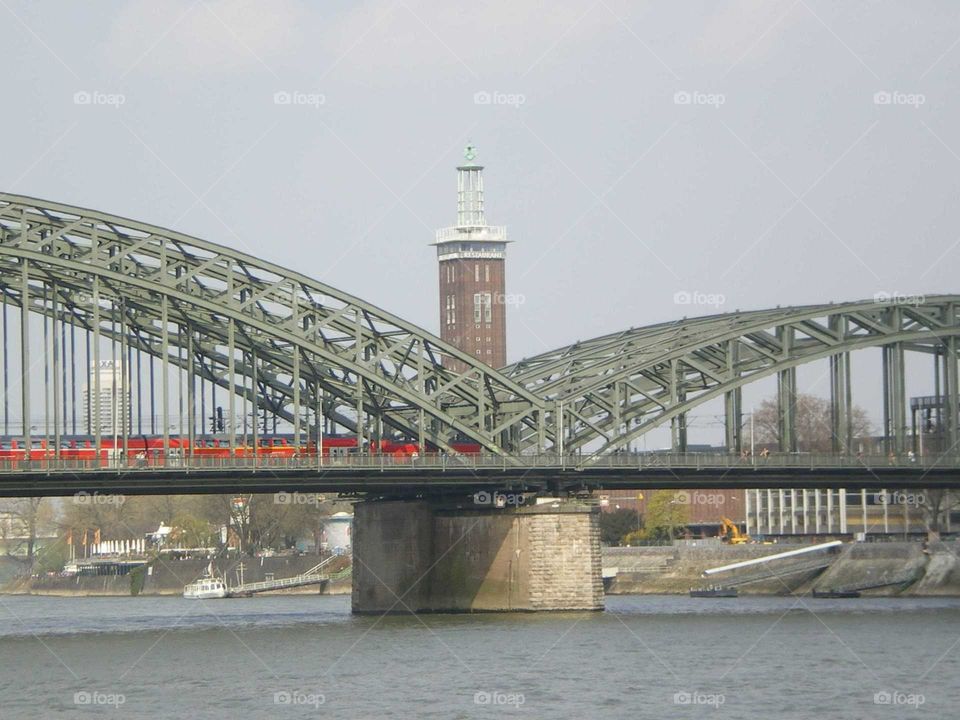 Rhine river, Cologne, Germany