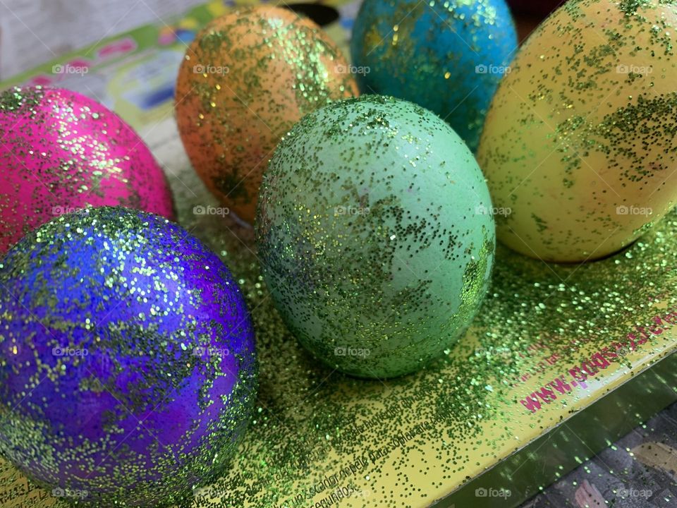 Decorated Easter eggs