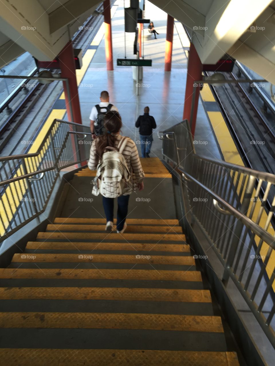 Step, Indoors, People, Airport, Subway System