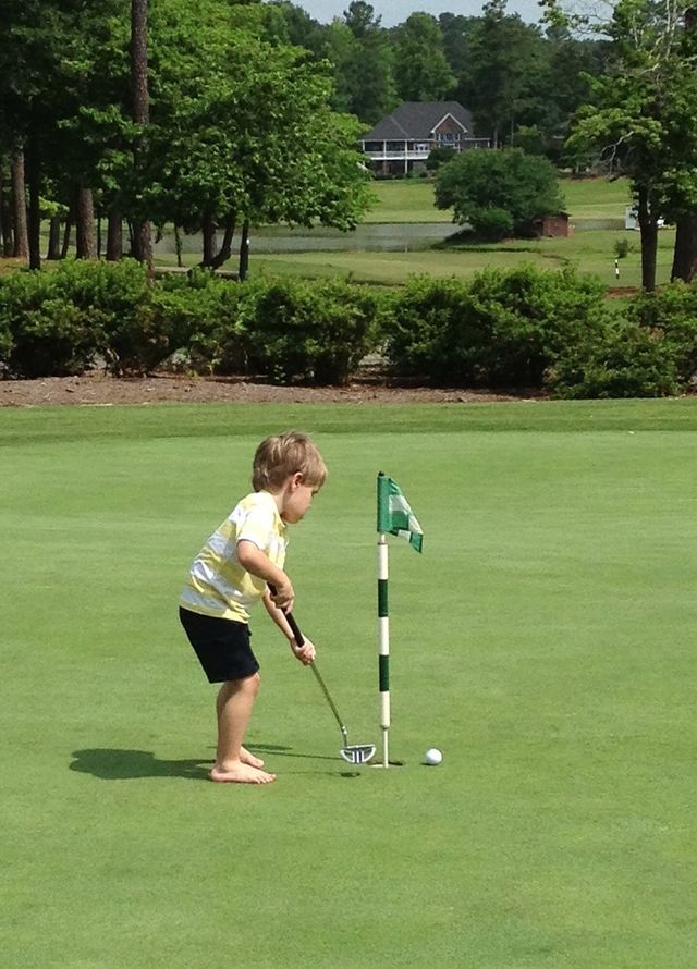 First golf