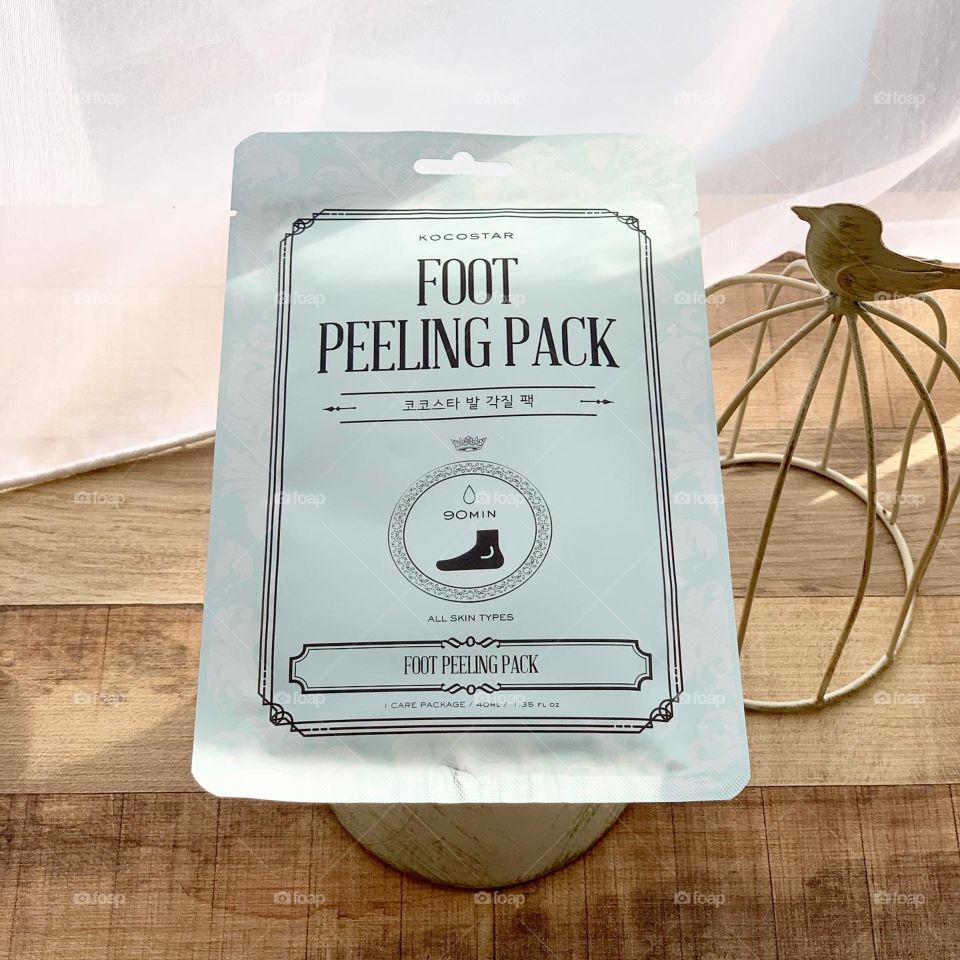 Foot peeling pack masks by kocostar for self care and self love  indulgence 