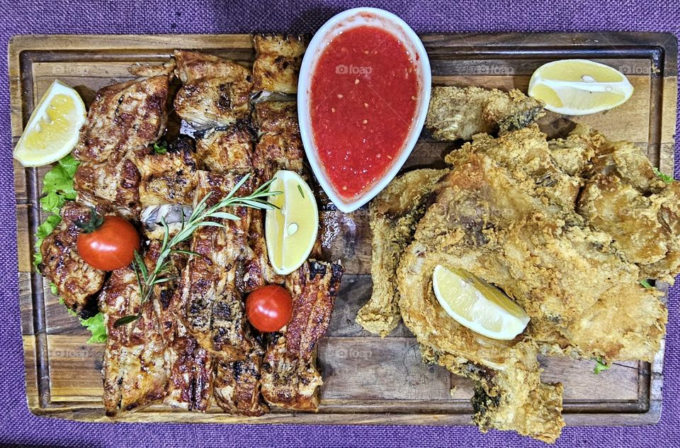 fish plate in Tashkent