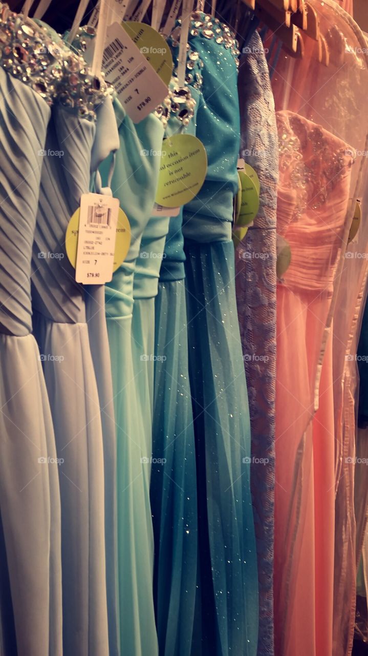 Prom dress shopping