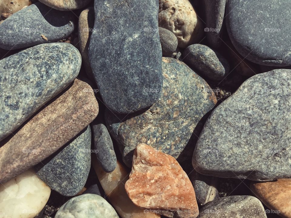 Beach stones