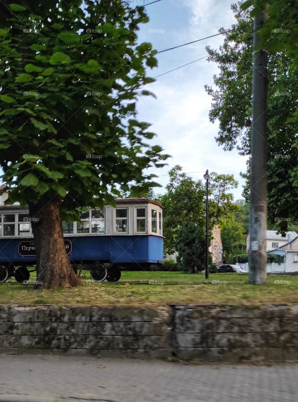 Old tram in our city