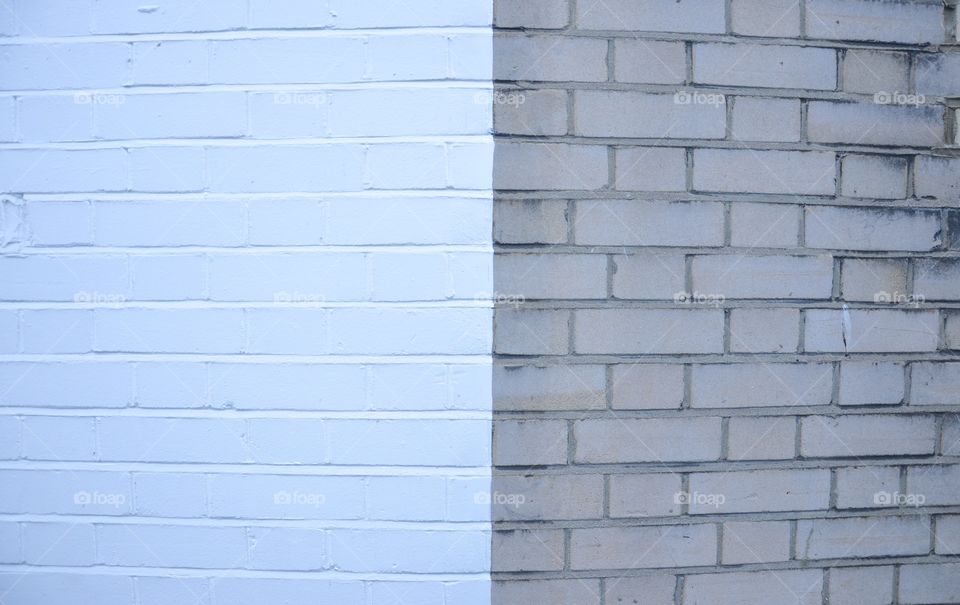 Two-Coloured Brick Wall 