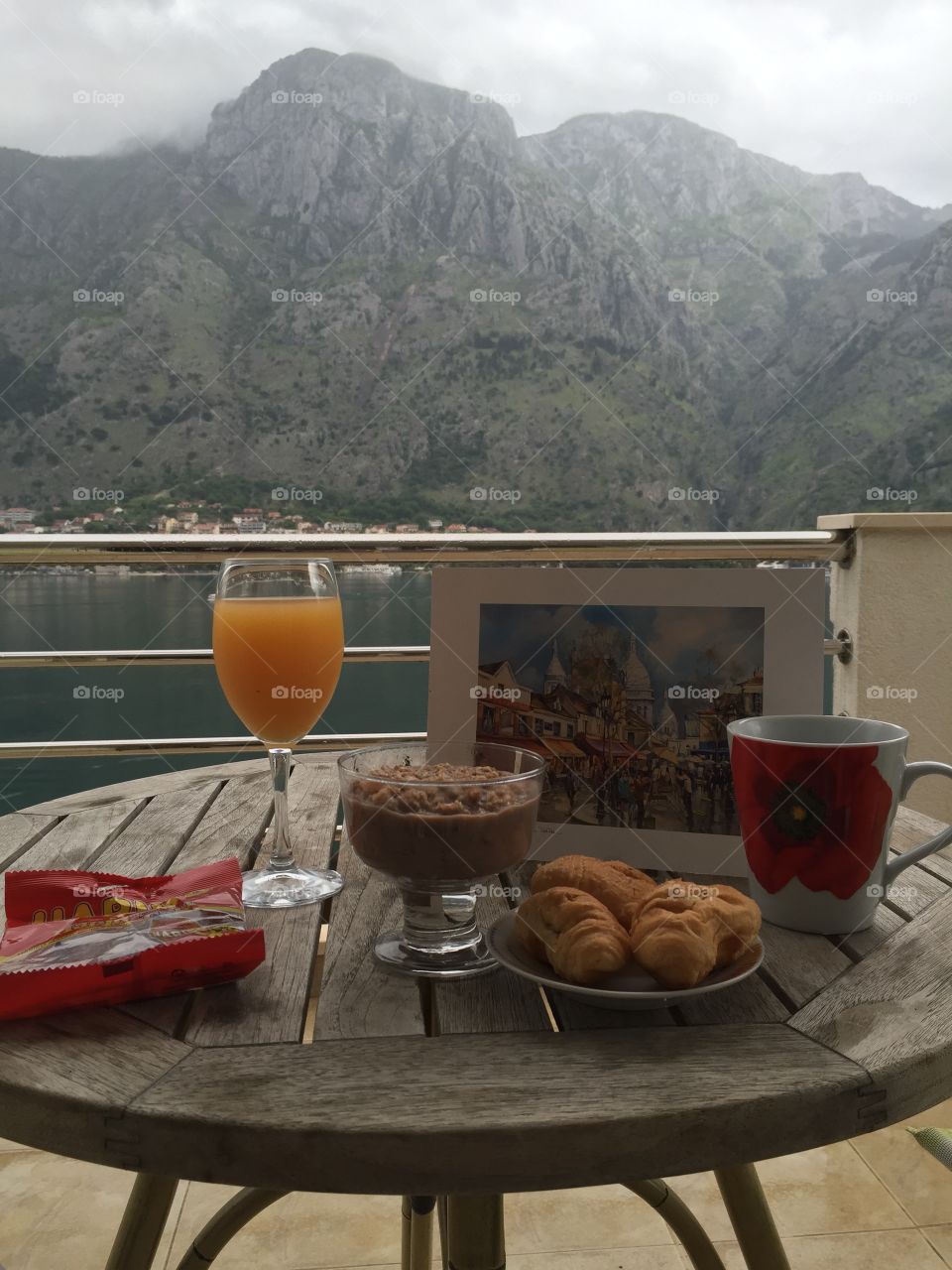 Breakfast with a view