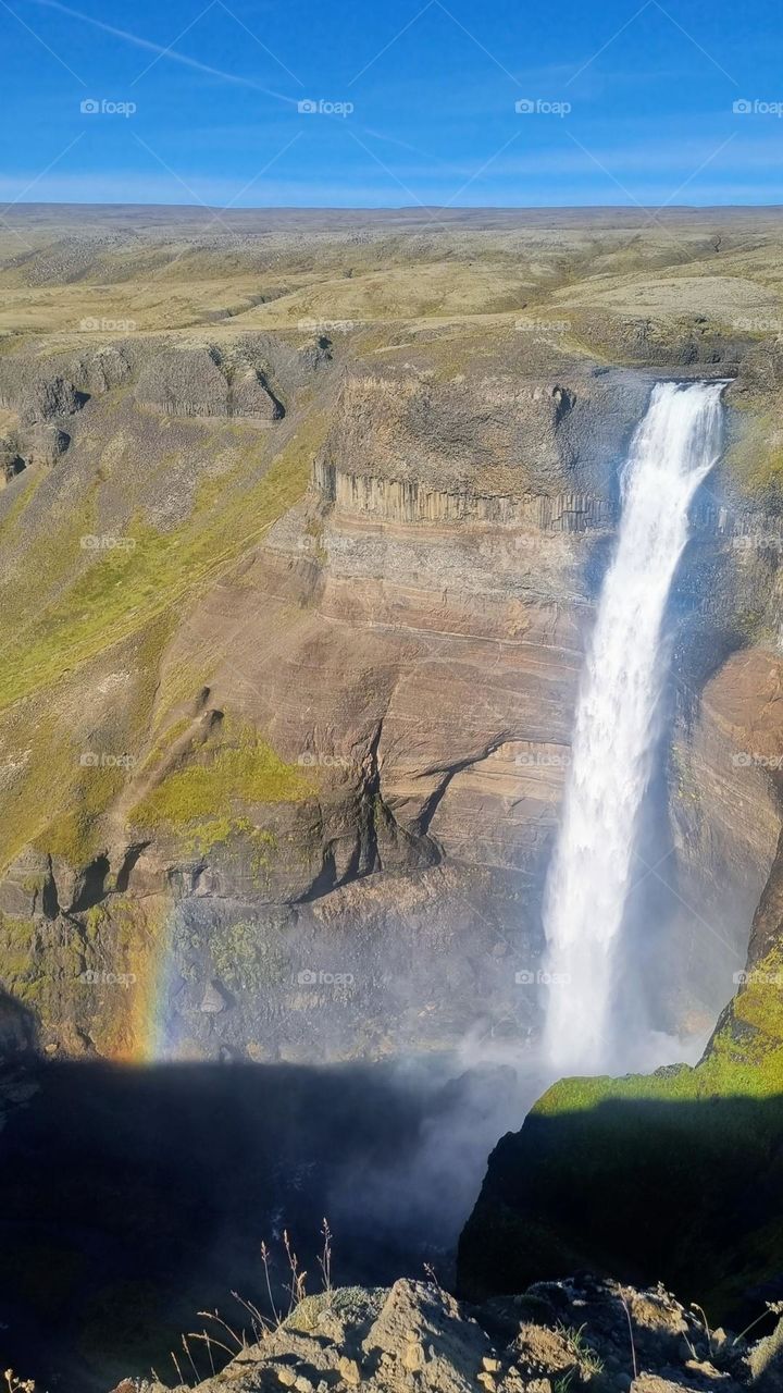 Háifoss waterfall