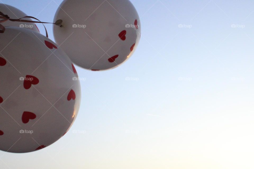 Balloons with hearts 🥰❤