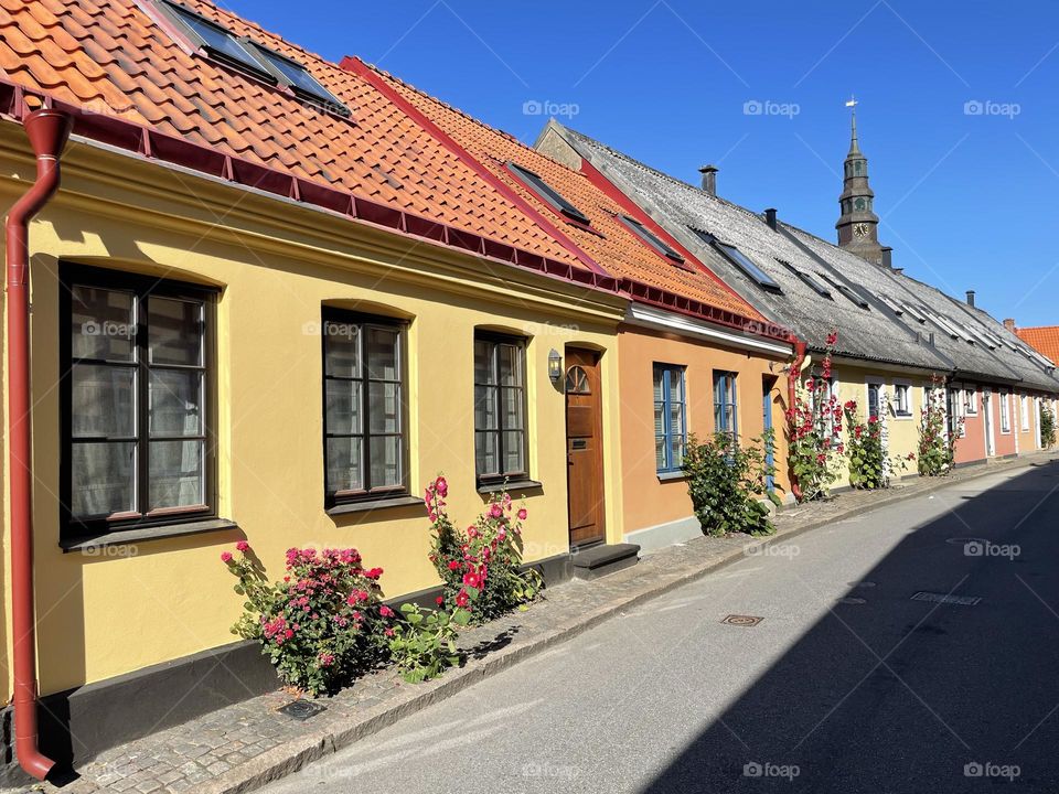 Architecture in Ystad, Skåne, Sweden