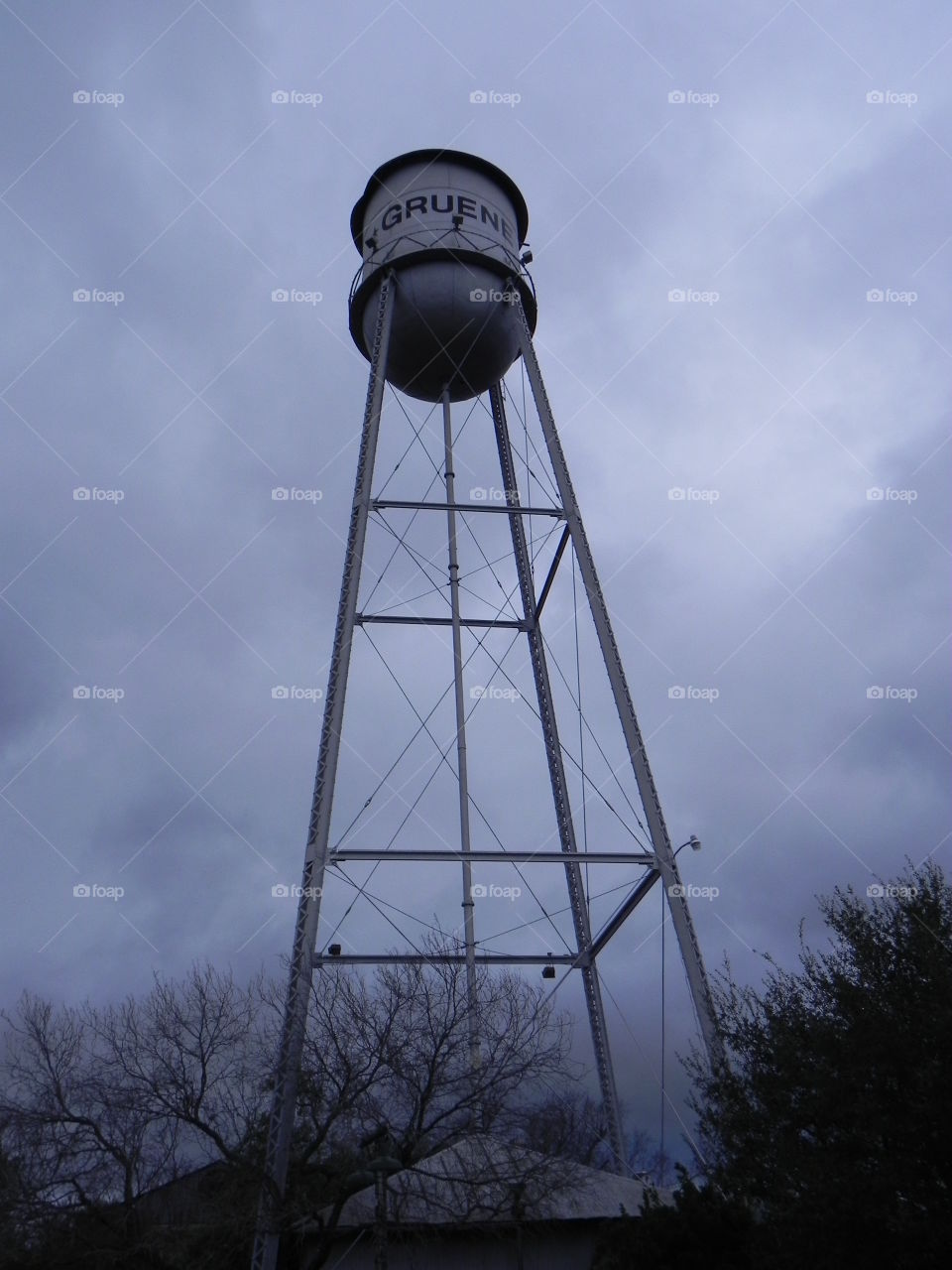 Gruene, Texas.  water tower