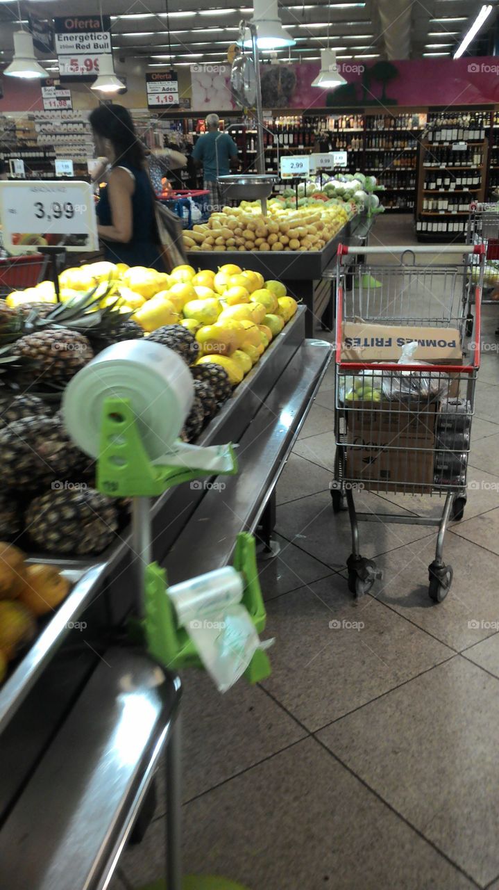 market. alguns supermercados oferecem oportunidades de fotos incríveis