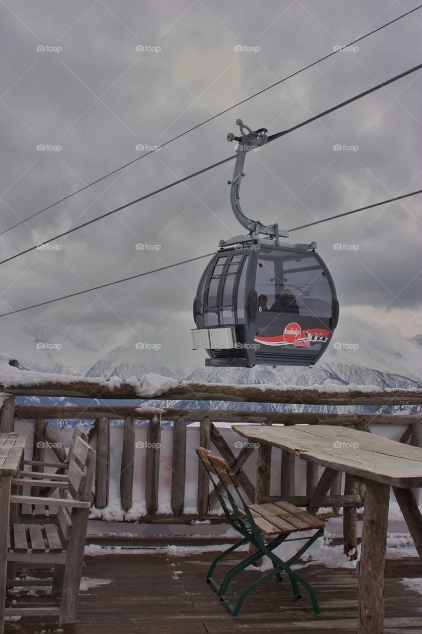 Swiss Alps Cable Car