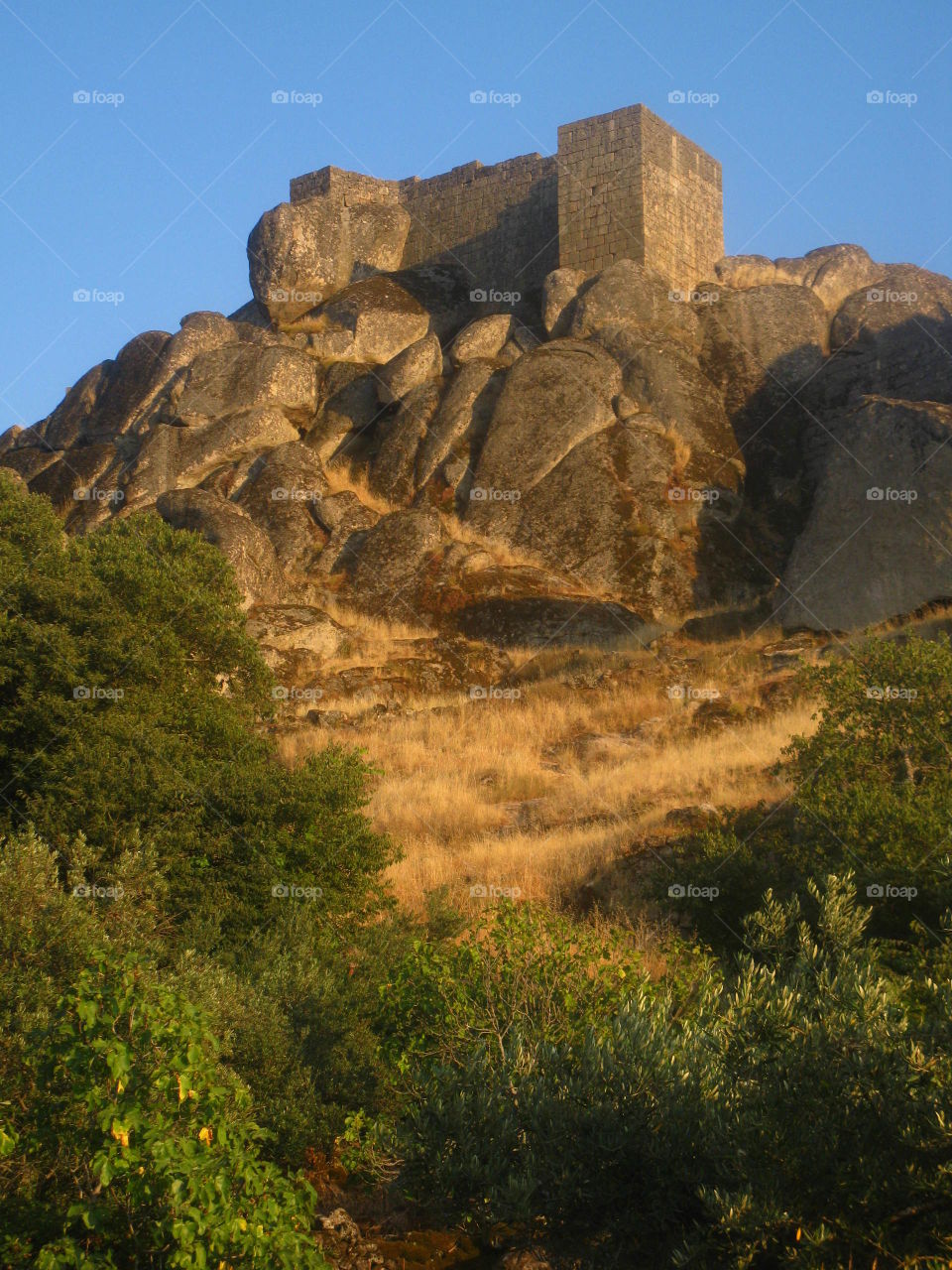 Castle in Monsanto in Portugal
