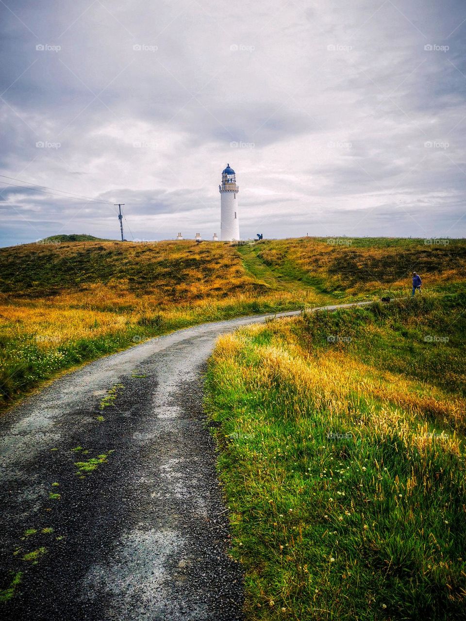 Path leading to lighthouse