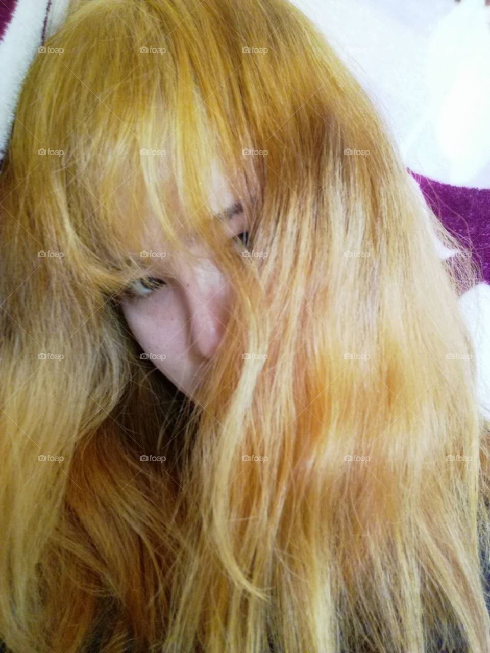 my yellow hair