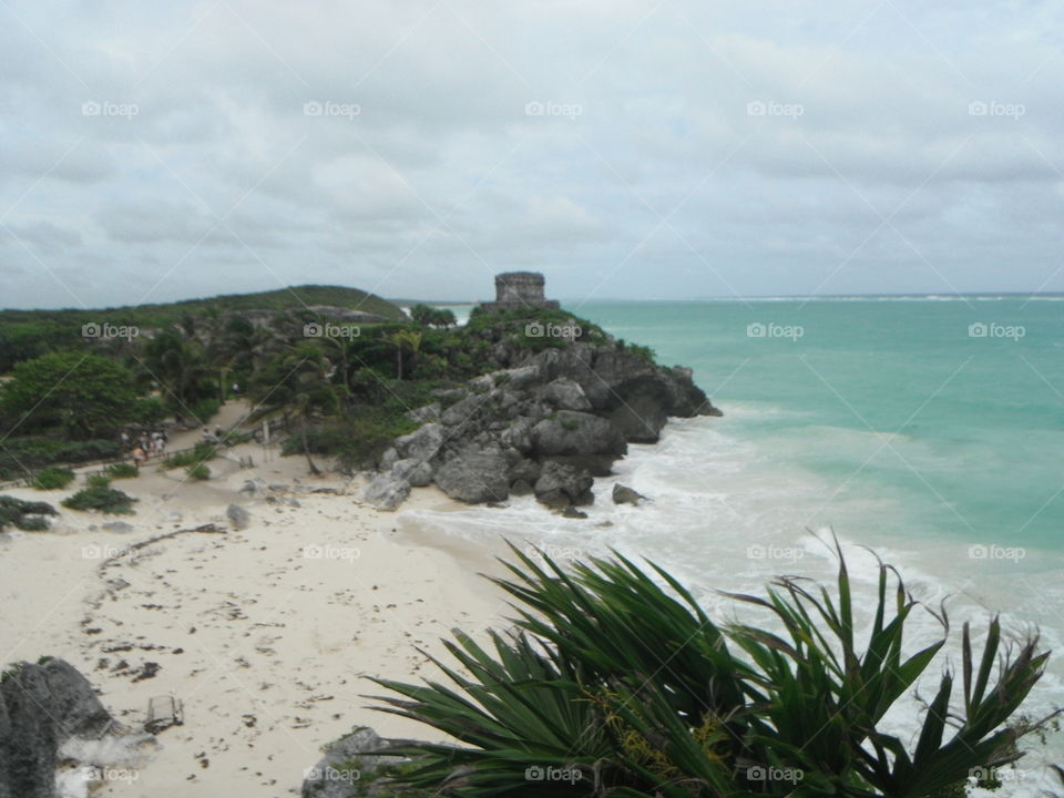 awesome paradisiac mayan beach