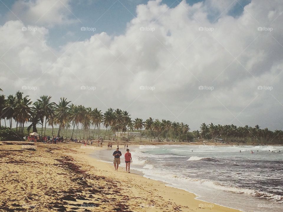Beautiful beach in Dominican Republic 