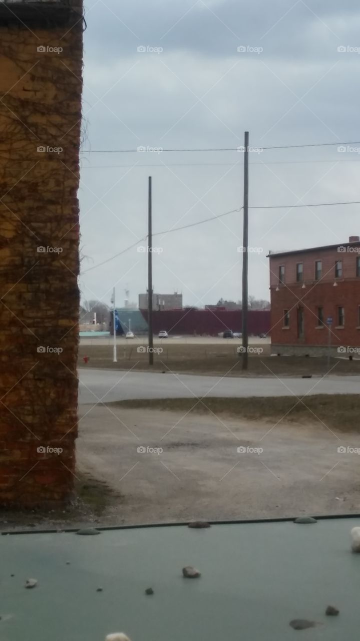 freighter in St Clair River