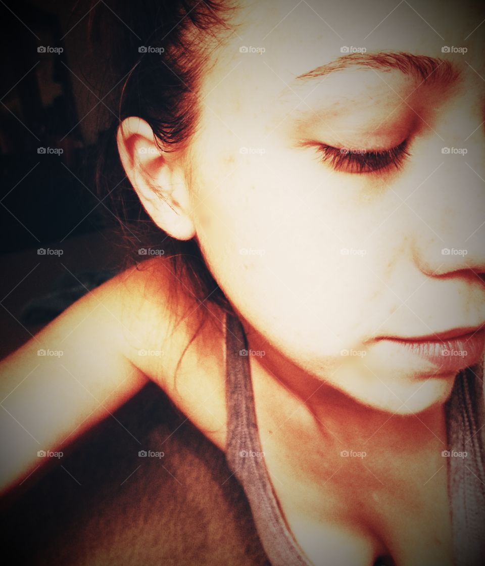 myself, heading to bed