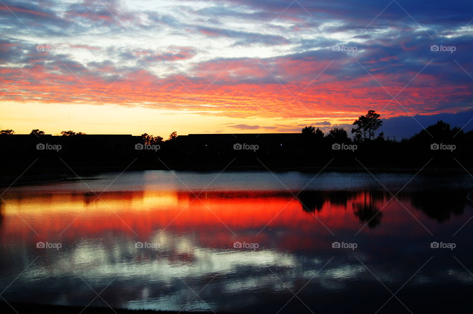 Sunset reflection 