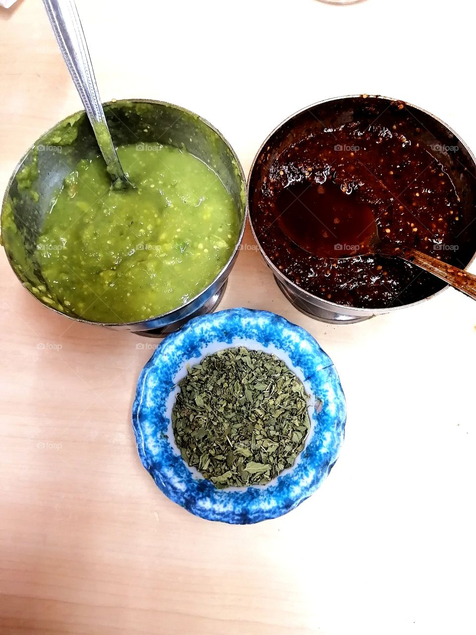 Salsas mexicanas, y el color del sabor.