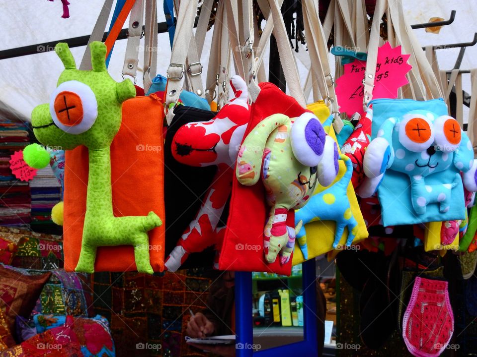 Colorful bags