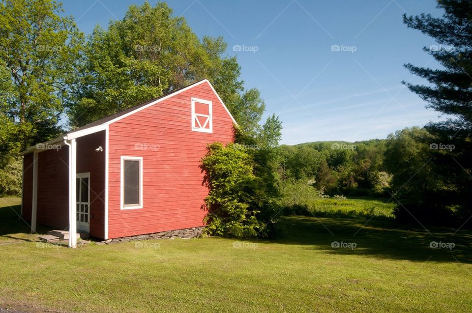 Red barn in Catskills