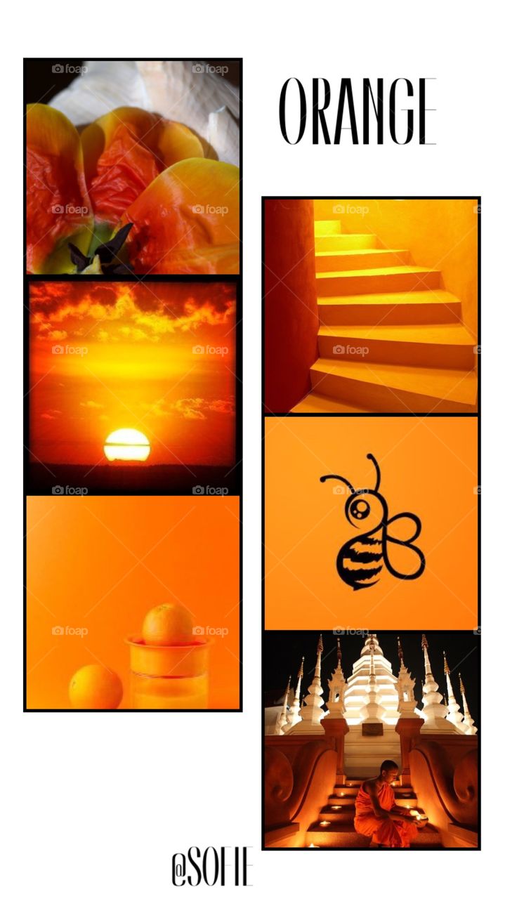 Création ~ Application « StoryArt » - orange 