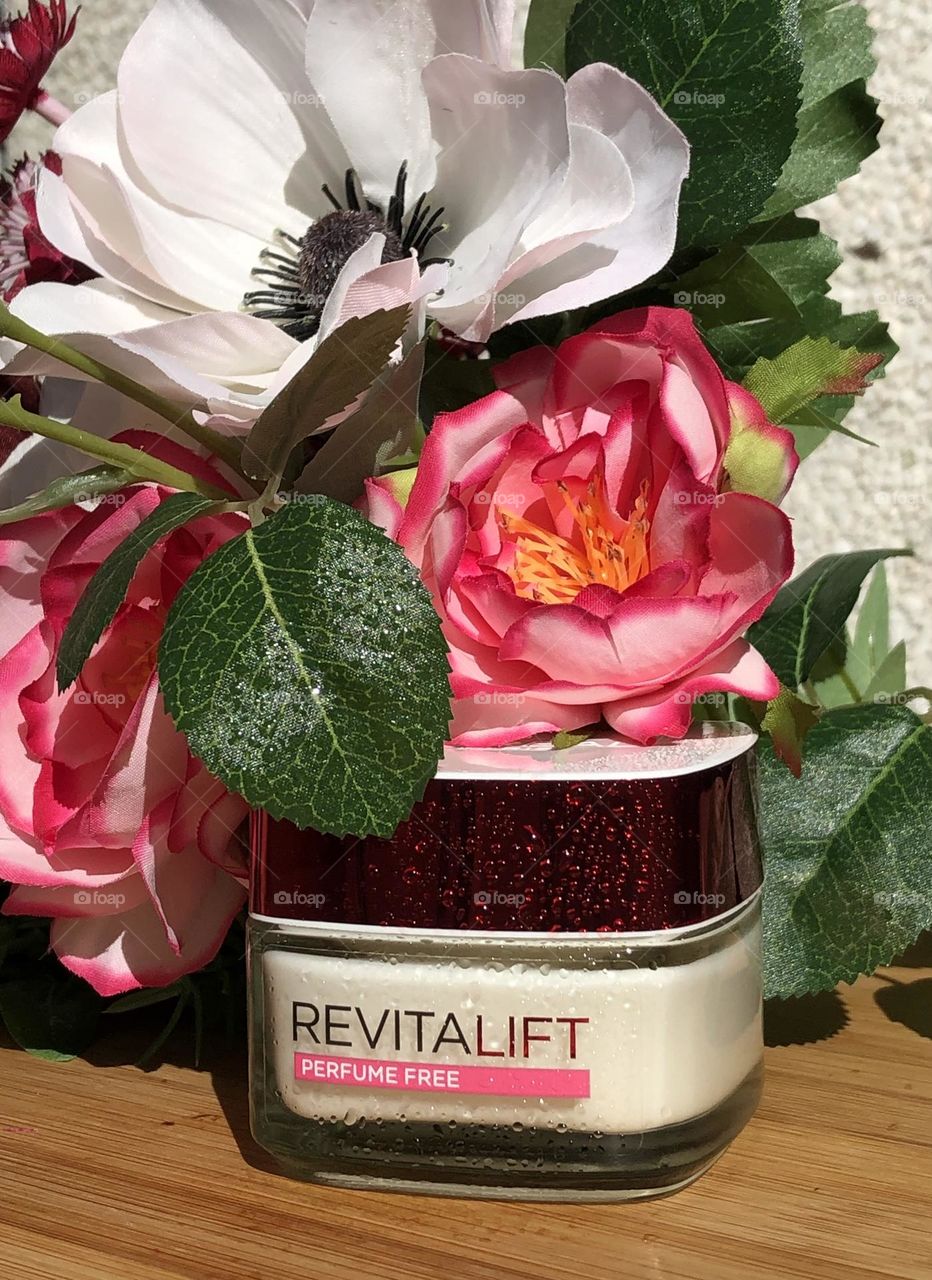 Beauty products, face cream