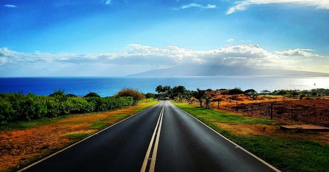 Road to ocean