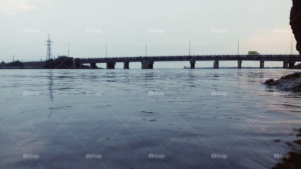 Water, Bridge, River, Pier, Reflection